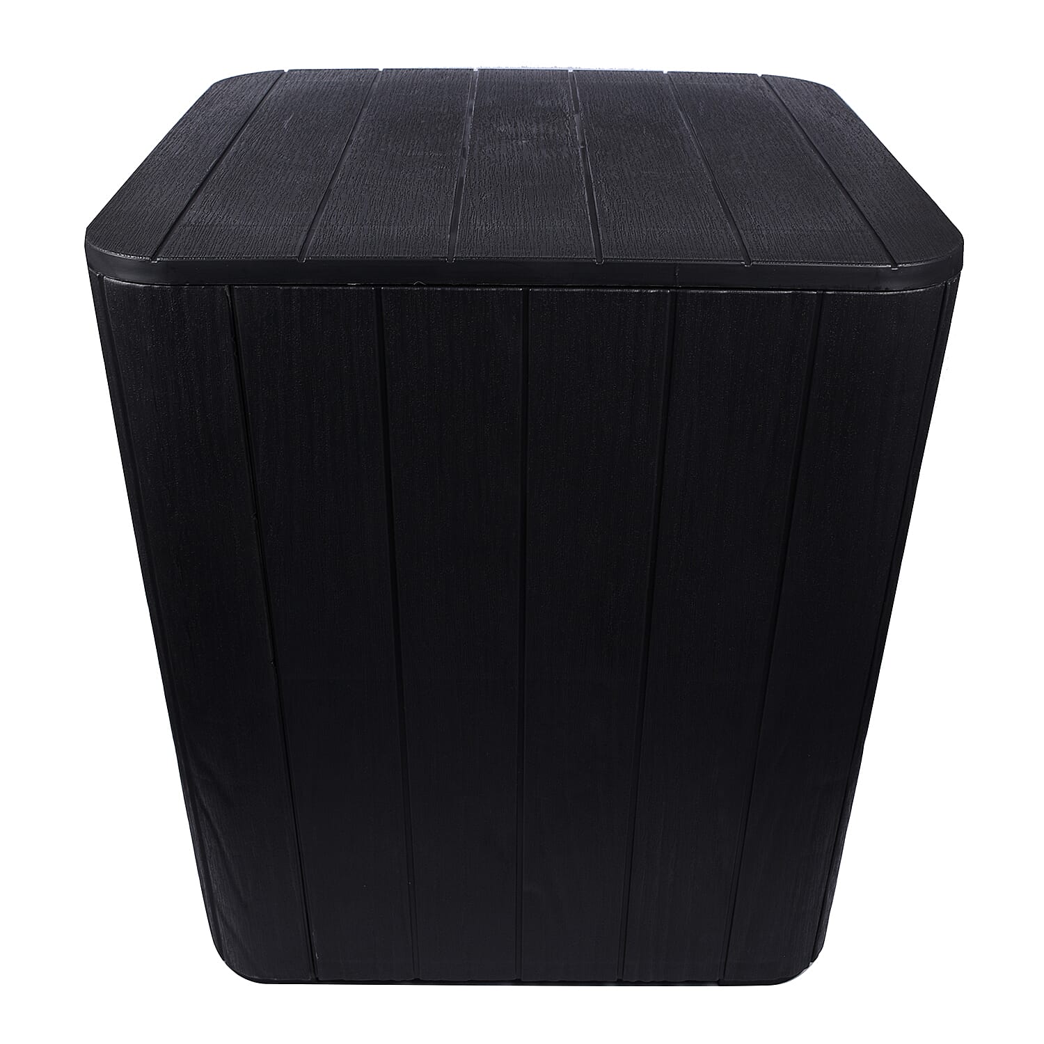 43L Durable UV Protected and Weather Resistance Storage Table (Size 39x39x42 Cm) - Black