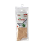 100% Cotton Aloe Fresh Socks (Size 4-8 ) - Beige