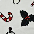 100% Cotton Towel Embroidery Soft Cushion Cover with Stocking Pattern (45x45cm)