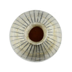 100% Handmade Capiz Circular Pear Vase (Size 29x12 Cm) - Blue