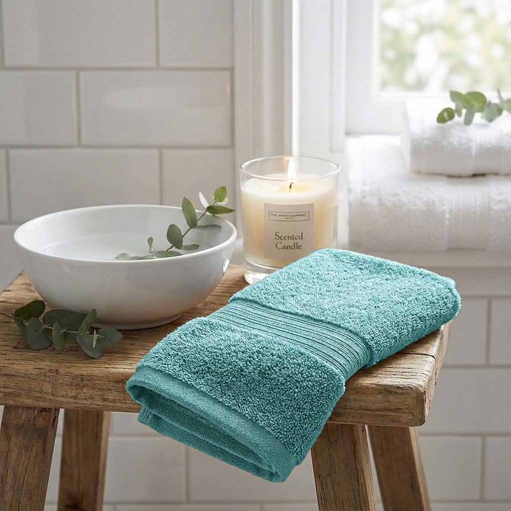 100% Organic Turkish Cotton Face Cloth (550GSM) - Haze