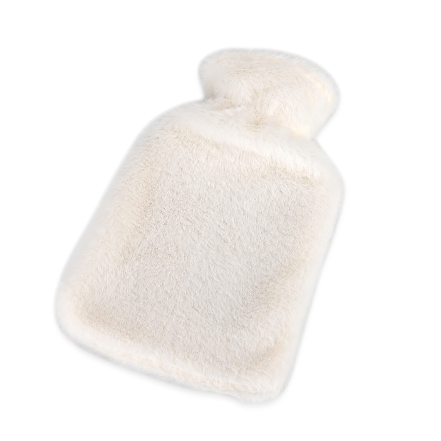 1000ML Hot Water Bottle with Socks - White