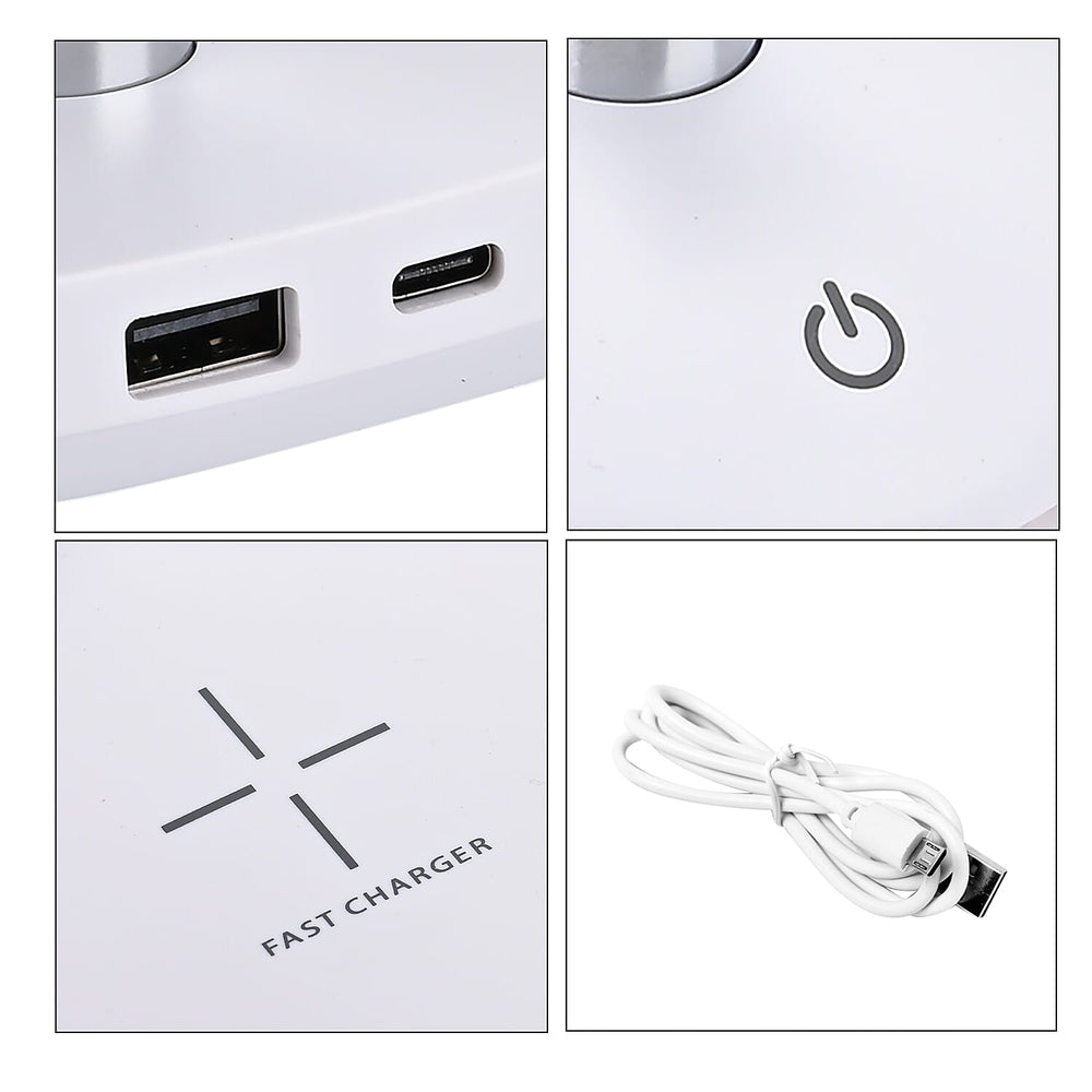 15W Wireless fast Charging Colour changing Moon Lamp