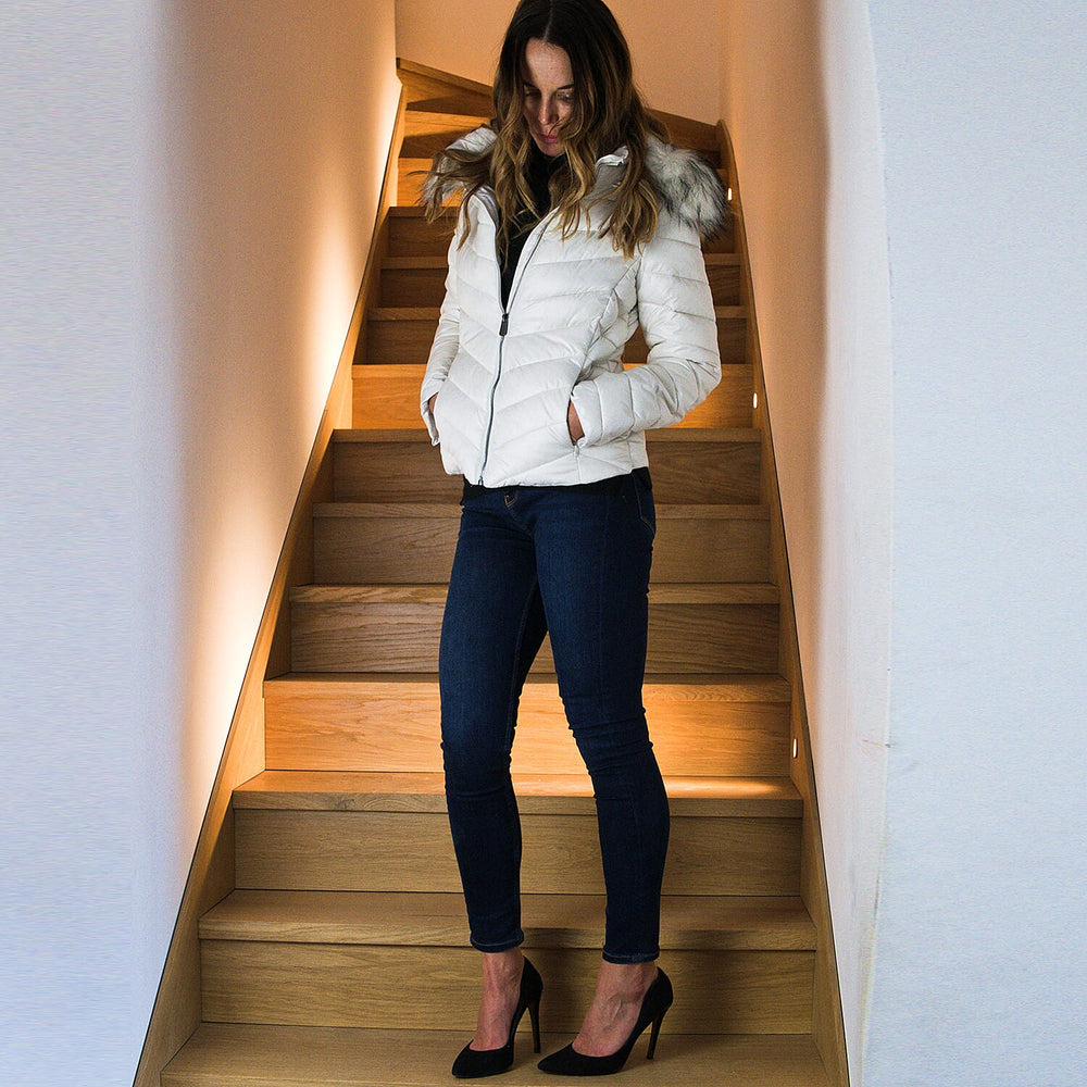 19V69 ITALIA by Alessandro Versace Jacket (Size-L) - White