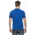 19V69 ITALIA by Alessandro Versace 100% Cotton Polo T-Shirt (Size M) - Royal