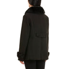 19V69 ITALIA by Alessandro Versace Faux Fur Jacket (Size XL) - Black