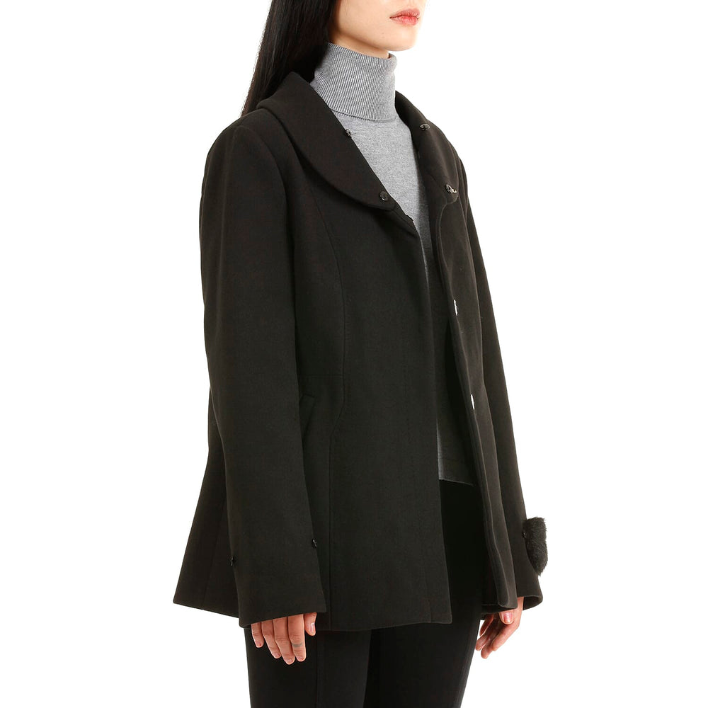 19V69 ITALIA by Alessandro Versace Faux Fur Jacket (Size XL) - Black