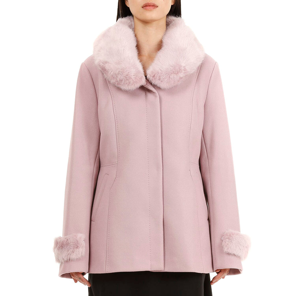 19V69 ITALIA by Alessandro Versace Faux Fur Jacket (Size XXXL) - Pink