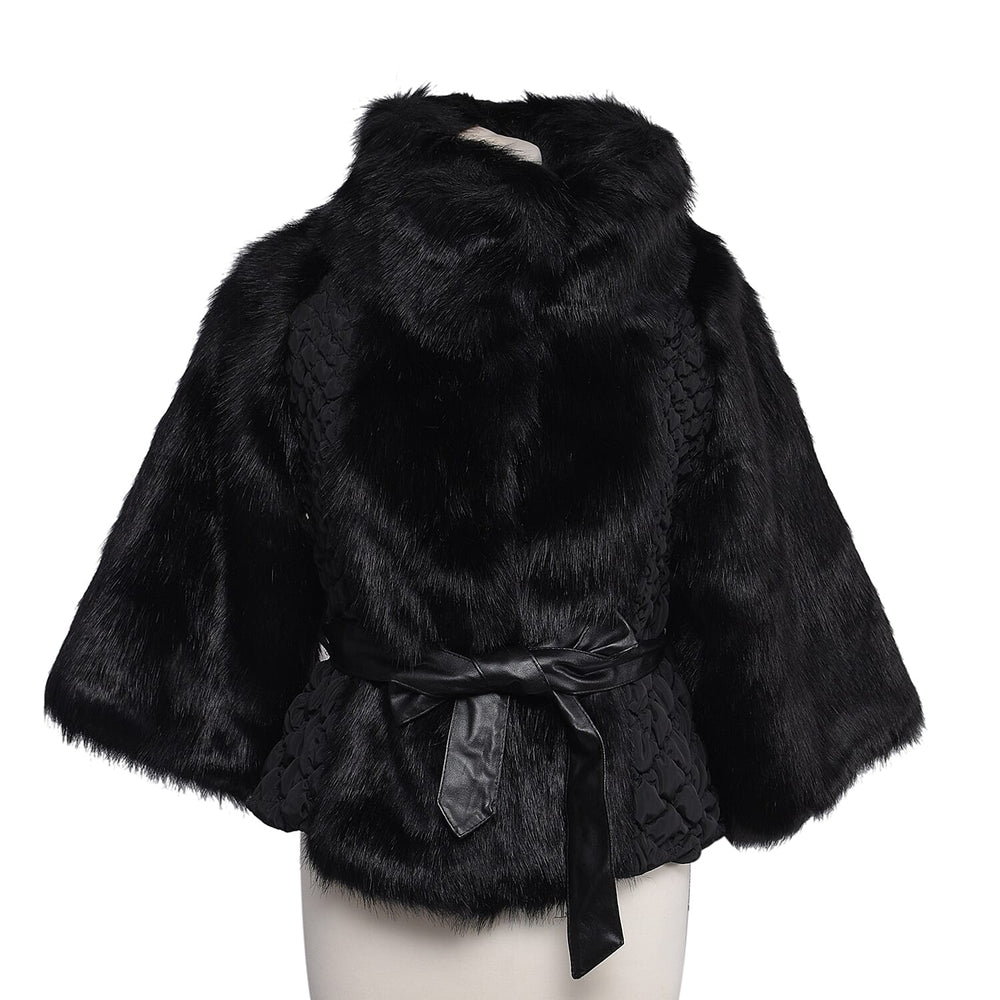 19V69 ITALIA by Alessandro Versace Soft Jacket with Ribbon (Size L-XL) - Black