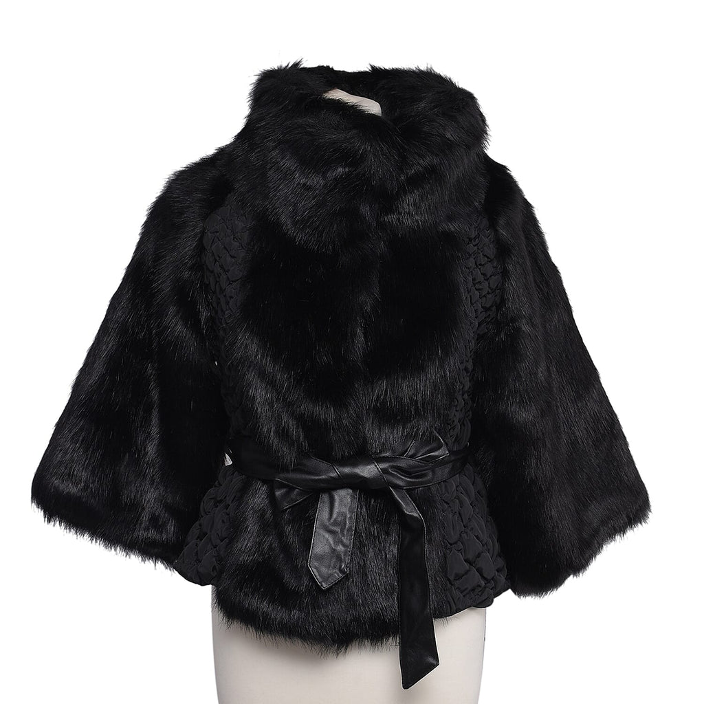 19V69 ITALIA by Alessandro Versace Soft Jacket with Ribbon (Size L-XL) - Black