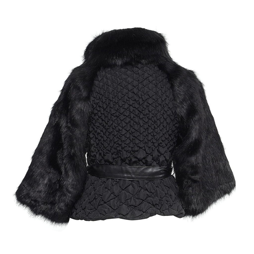19V69 ITALIA by Alessandro Versace Soft Jacket with Ribbon (Size L-XL) - Black