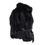 19V69 ITALIA by Alessandro Versace Soft Jacket with Ribbon (Size L-XL) - Black