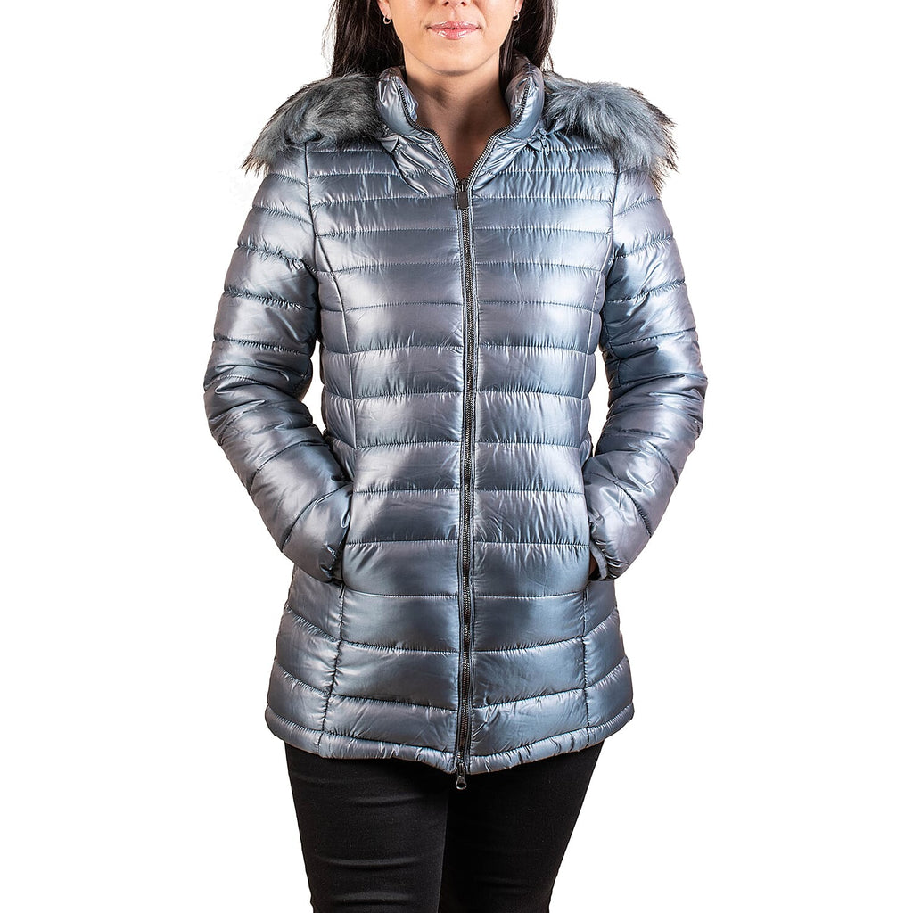 19V69 ITALIA by Alessandro Versace Jacket (Size L) - Grey - Blue