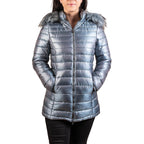 19V69 ITALIA by Alessandro Versace Jacket (Size L) - Grey - Blue