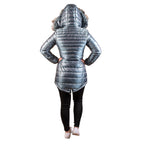 19V69 ITALIA by Alessandro Versace Jacket (Size L) - Grey - Blue