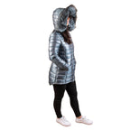 19V69 ITALIA by Alessandro Versace Jacket (Size L) - Grey - Blue