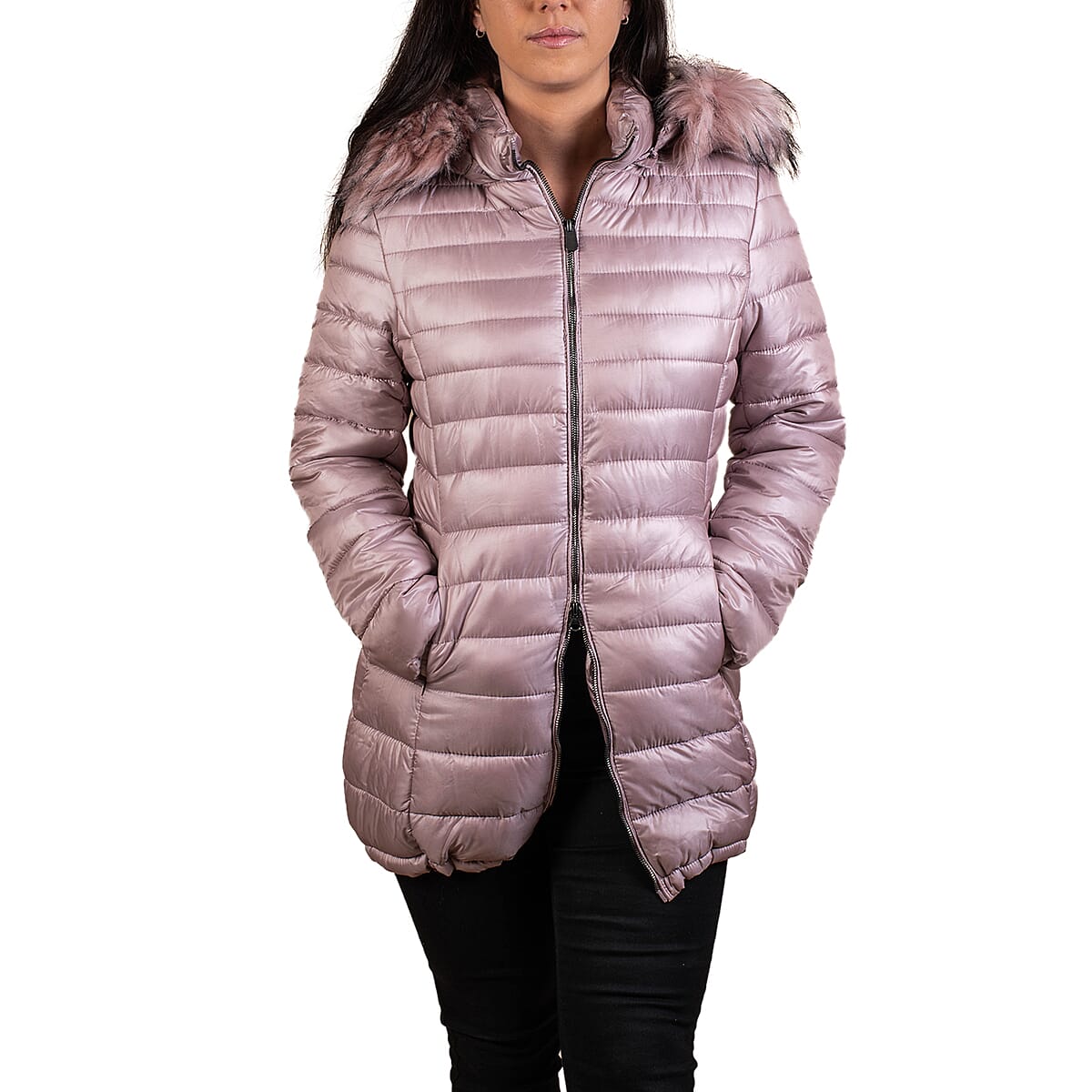 19V69 ITALIA by Alessandro Versace Jacket (Size L) - Dusty Pink