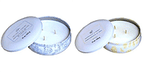2 Pack Ashland 3 Wick Tin Candle - Twilight - Currant and Grapefruit and Honey, 11oz (312g)