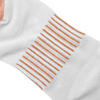 2 Pairs Antibacterial Copper Infused Compression Long Socks (Size S-M, 5 to 10) - White