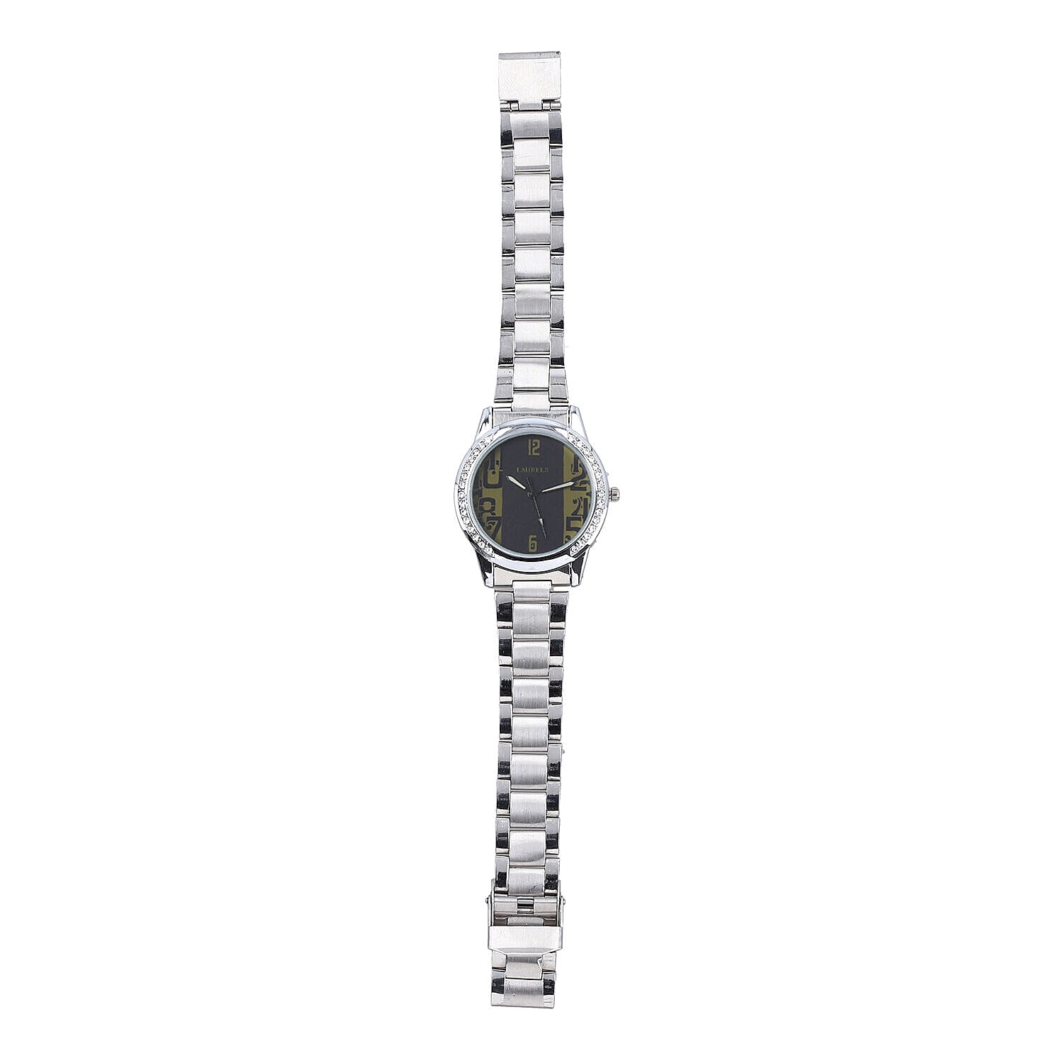 2 Piece Set - Merino Wool - Silk Scarf (200x60) and Watch in a Gift Box - Black