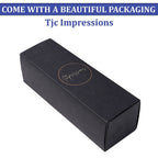 2 Piece Set - Merino Wool - Silk Scarf (200x60) and Watch in a Gift Box - Black