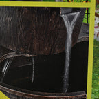 2 Tier Barrel Fountain (with 2.55m Cable)