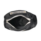 Hong Kong Closeout Genuine Leather 2- in-1 Tote Bag with Detachable Zipped Lining - Metallic Silver