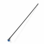 2 in 1 Broom with Squeegee - Stain, Pet Hair, Stubborn Grime, Dirty Water and Dust - Suitable for wet and dry cleaning, indoor- outdoor-Integrated squeegee. Blue