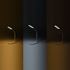 2-in-1 LED Desk Lamp with Wireless Charger (Size 26x16x8 Cm) - White