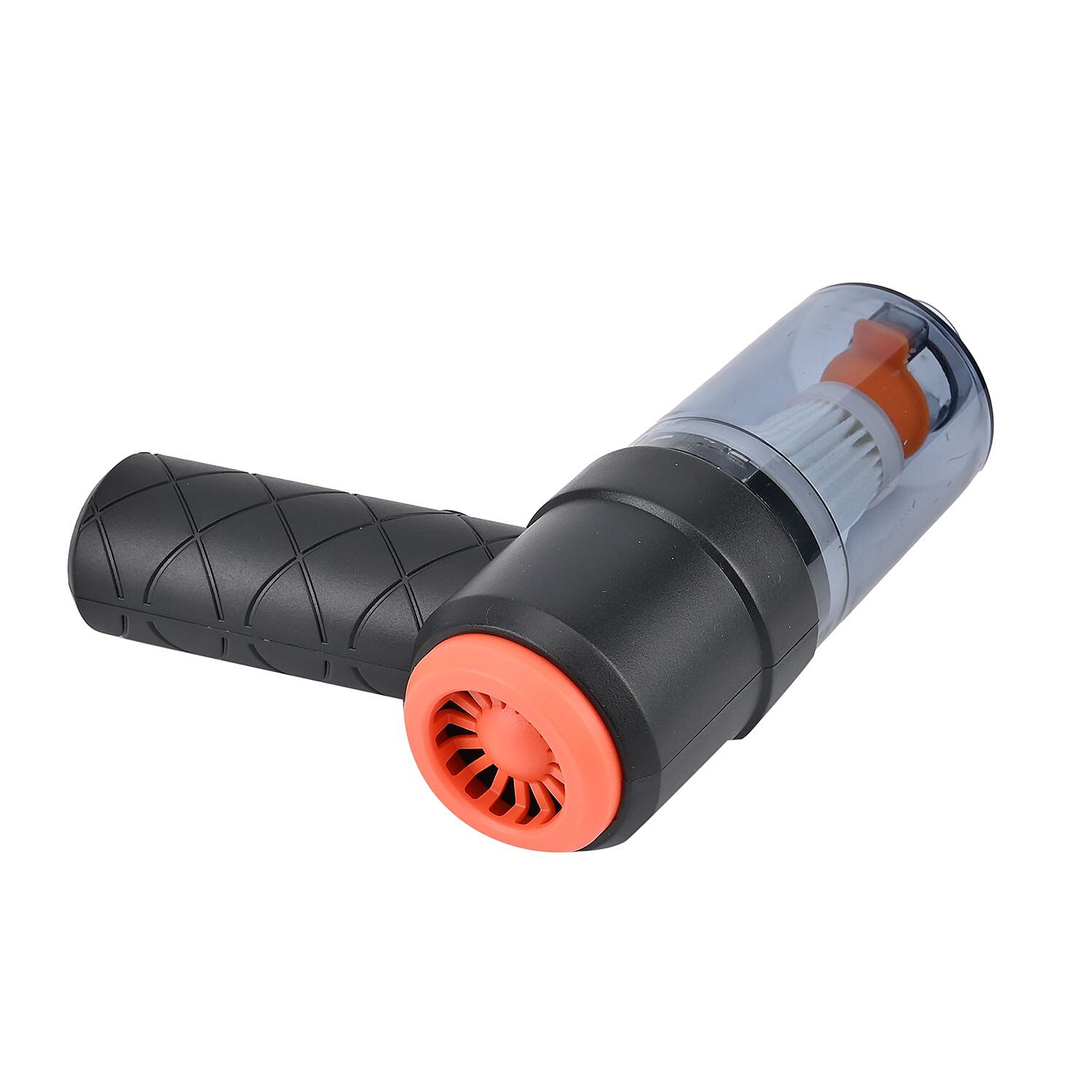 2 in 1 - Rechargeable Cordless Handheld Hepa Filter Vacuum Cleaner with 3 Attachments (Battery 1200mAh inc.) - Black