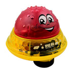 2 in 1 Spray Water Toy with Music - Light - Red