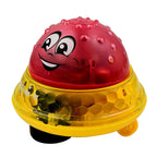 2 in 1 Spray Water Toy with Music - Light - Red