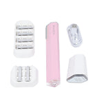 BEAUTECH- 2 in 1 Dermaplaning and Microdermabrasion Device (Includes 2 Exfoliating Heads and 4 Hair Removal Heads)