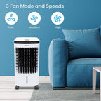 2 in 1 Digital Air Cooler with Remote (Size 24x58 cm) - White