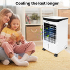 2 in 1 Digital Air Cooler with Remote (Size 24x58 cm) - White