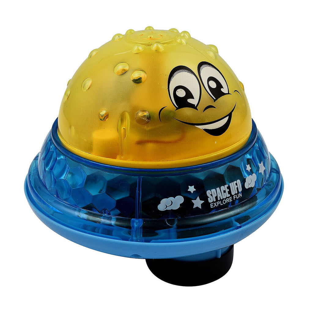 2 in1 Spray Water Toy with Music & Light - Yellow