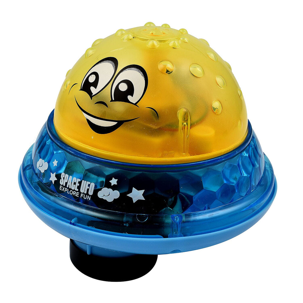 2 in1 Spray Water Toy with Music & Light - Yellow