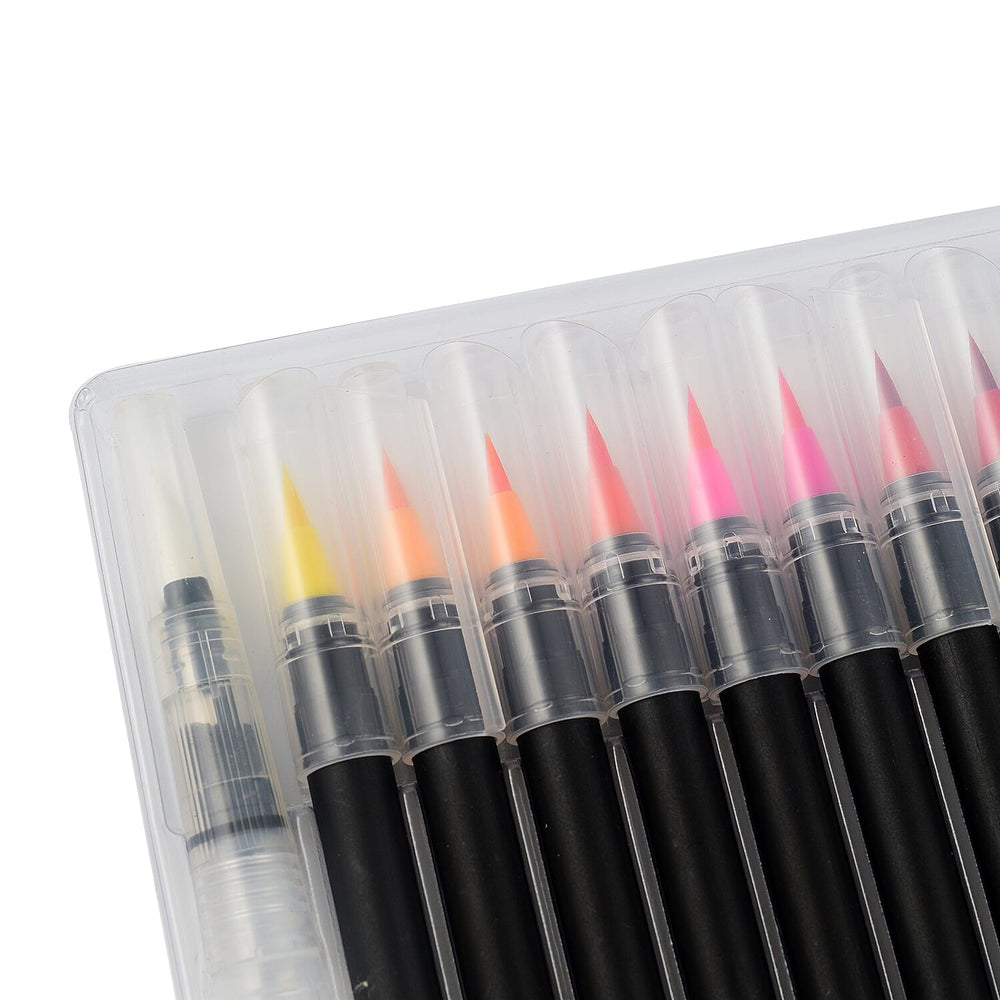 20 Pieces Watercolour Brush Pen Set - Multi