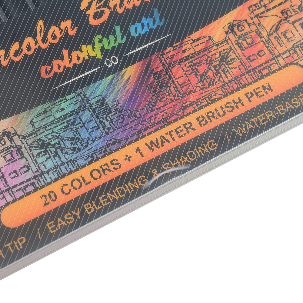 20 Pieces Watercolour Brush Pen Set - Multi