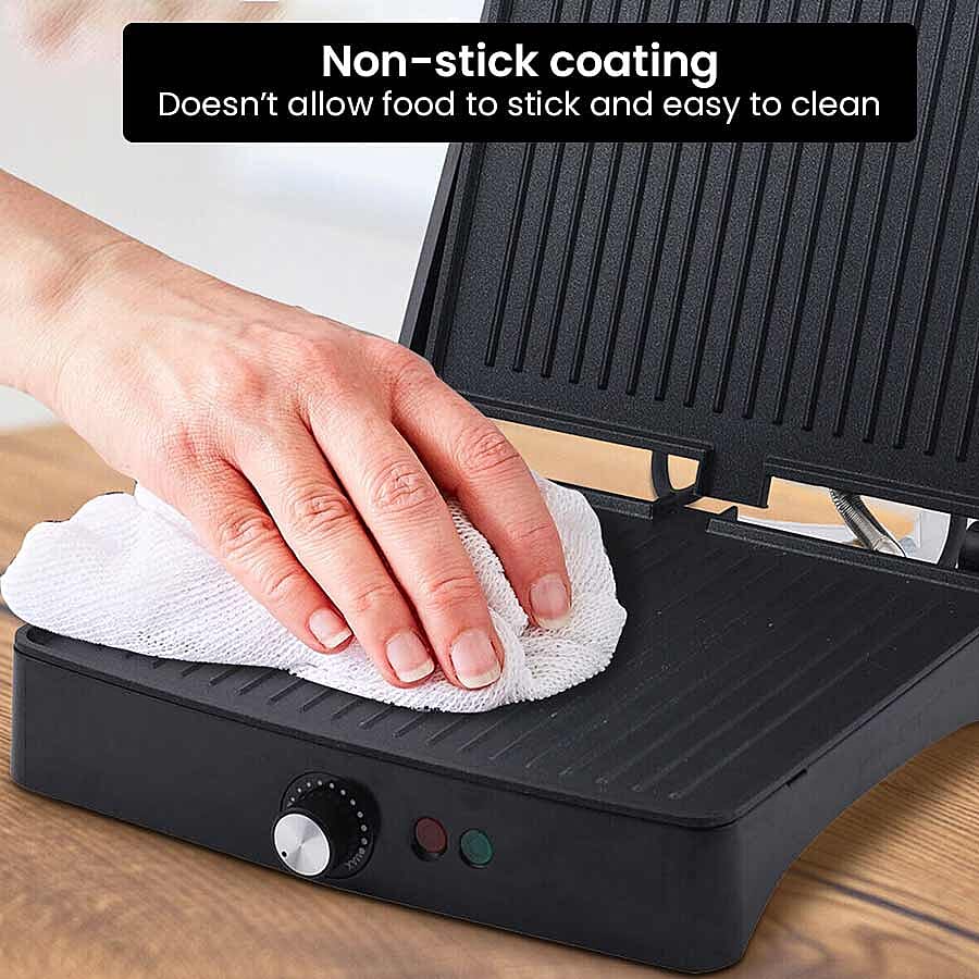 Homesmart - Low Fat Health Grill 180 Degree Grill with Temperature Control - 2000W