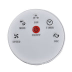 3 Way Multi Directional 20W Power Saving Tower Fan with 3 Wind Mode and Remote Control (Height 98cm) - White (Costs Less Than 1p Per Hour in Energy)