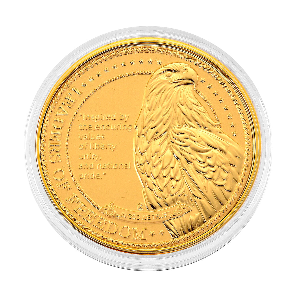 24K Yellow Gold Abraham Lincoln Leaders of Freedom Coin