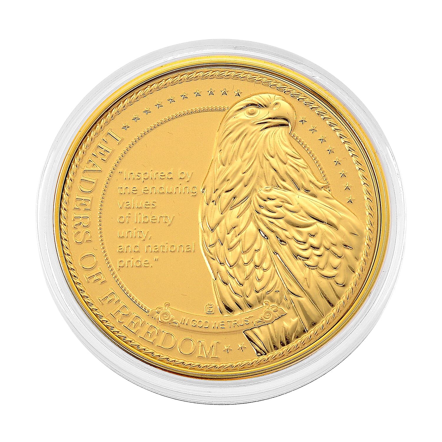 24K Yellow Gold Abraham Lincoln Leaders of Freedom Coin