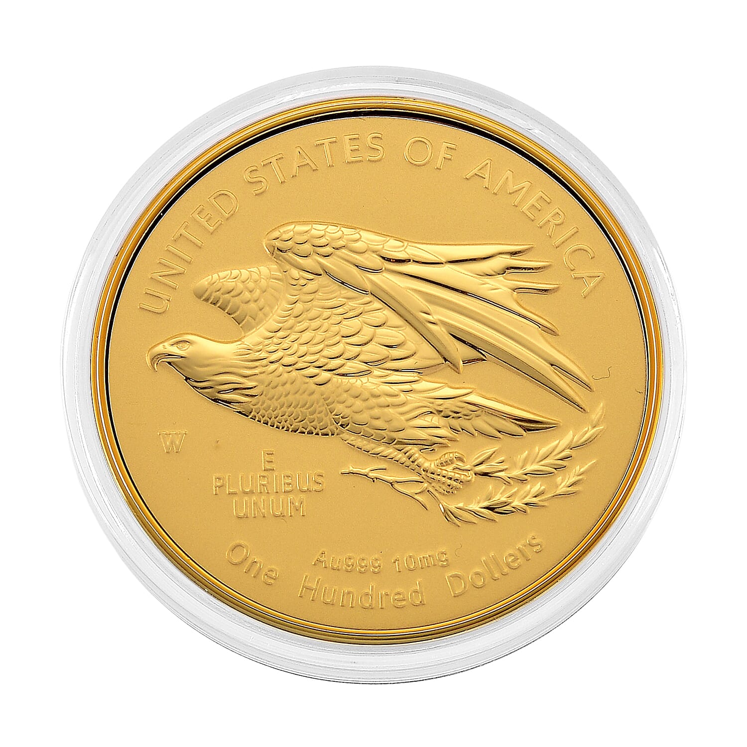 24K Yellow Gold (99.9% Purity) Leaders of Freedom Coin Collectable