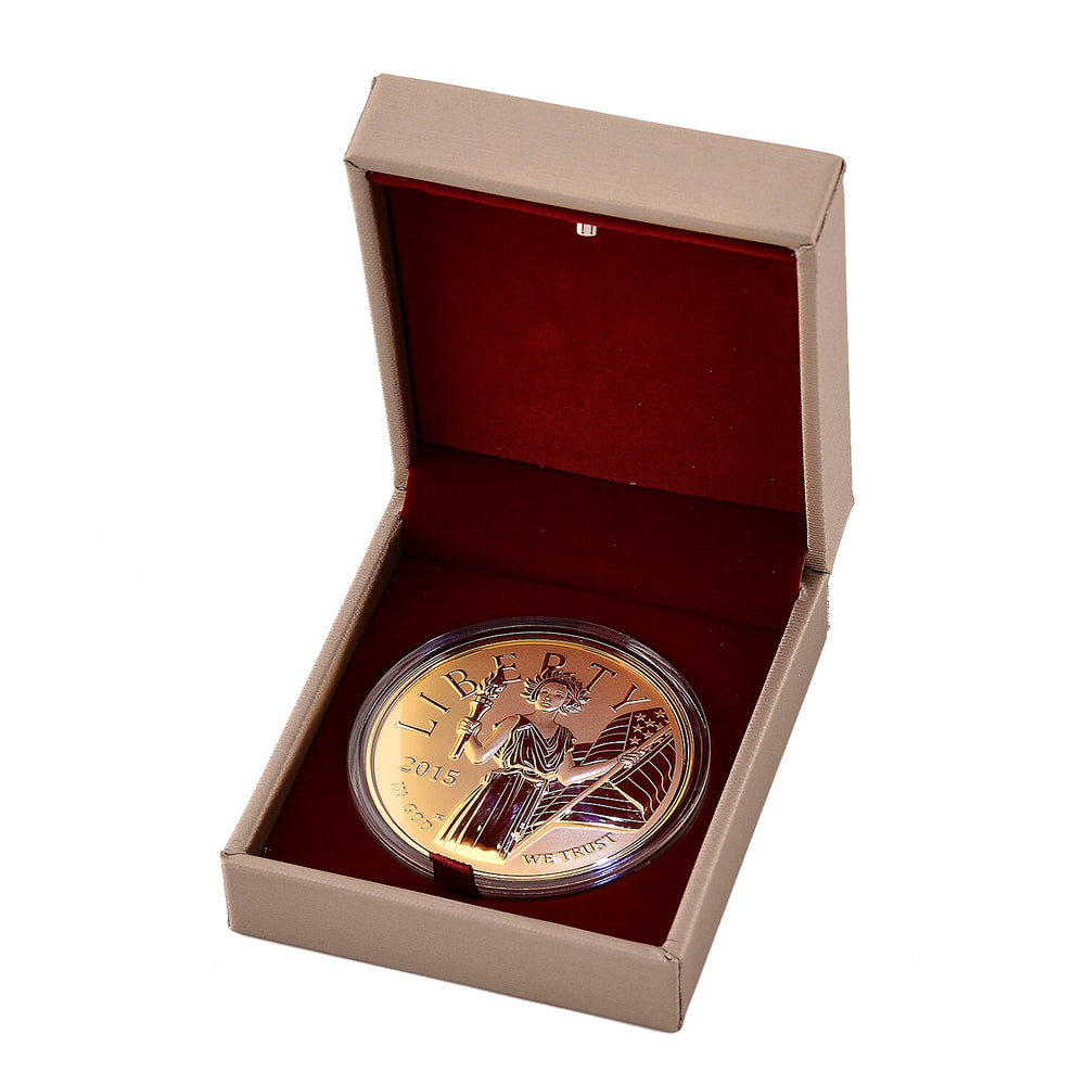 24K Yellow Gold (99.9% Purity) Leaders of Freedom Coin Collectable