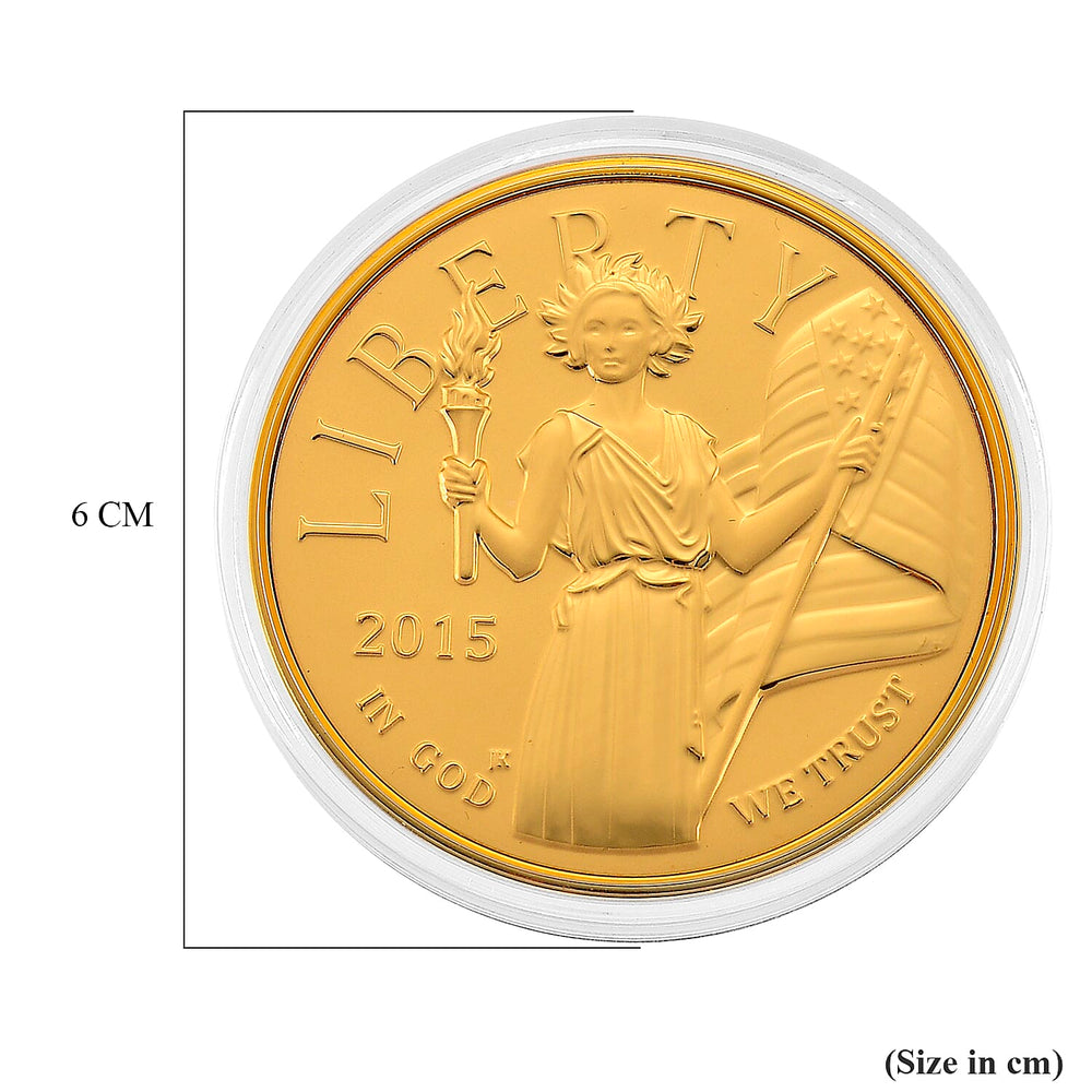 24K Yellow Gold (99.9% Purity) Leaders of Freedom Coin Collectable