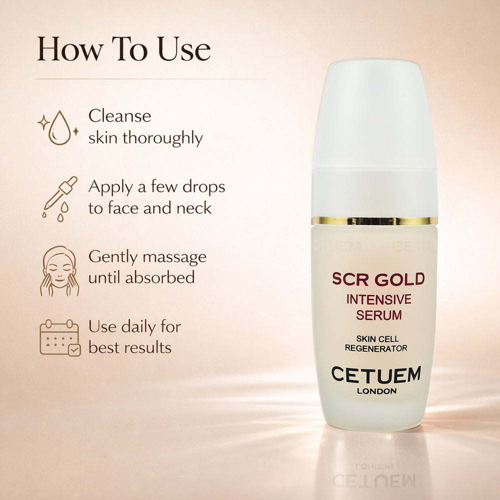 Cetuem - SCR Gold Anti-Ageing, Anti-Oxidant Gold Regenerator Serum - 50ml_2912905_4