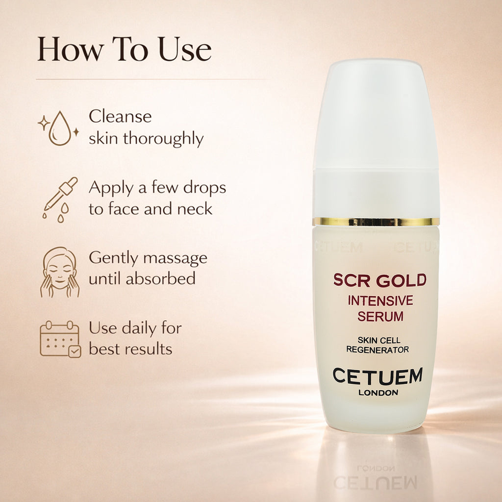 Cetuem - SCR Gold Anti-Ageing, Anti-Oxidant Gold Regenerator Serum - 50ml_2912905_4
