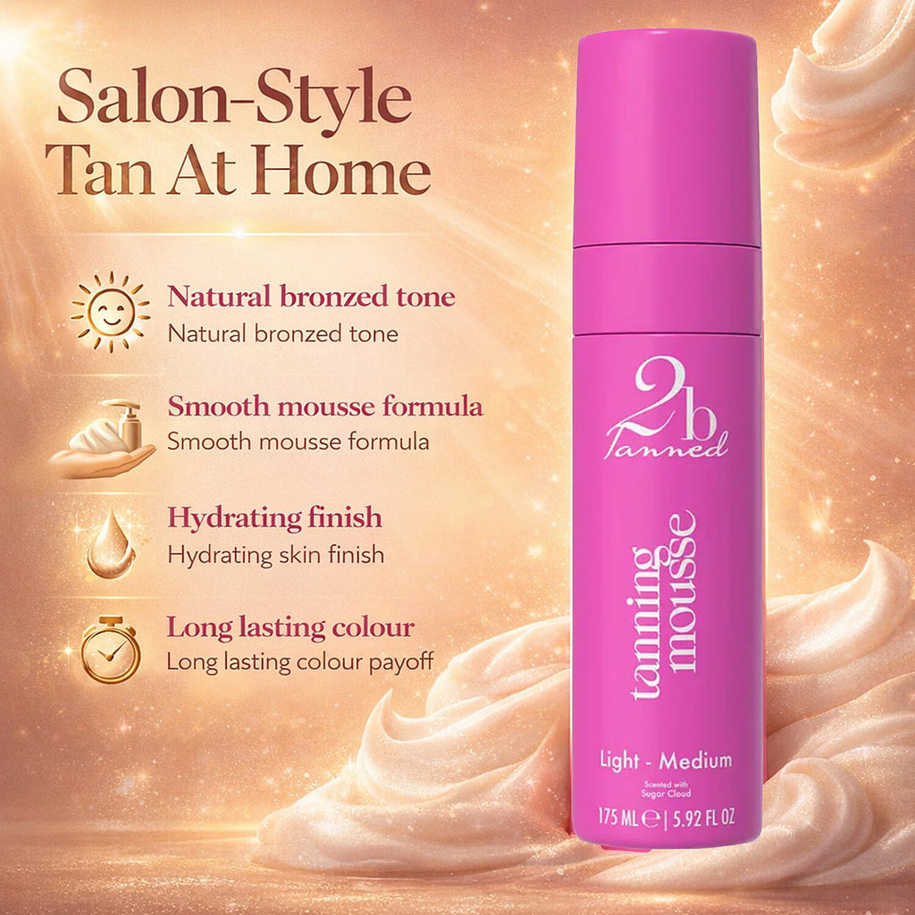 NEW LAUNCH- 2bTanned Self Tanning Mousse (Light to Medium) - 175ml