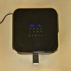 LIQUIDATION DEAL - Homesmart 3.5L Digital Air Fryer - Crisp, Roast, Bake - With Less Oil - 10 Menu Options - Green & Gold